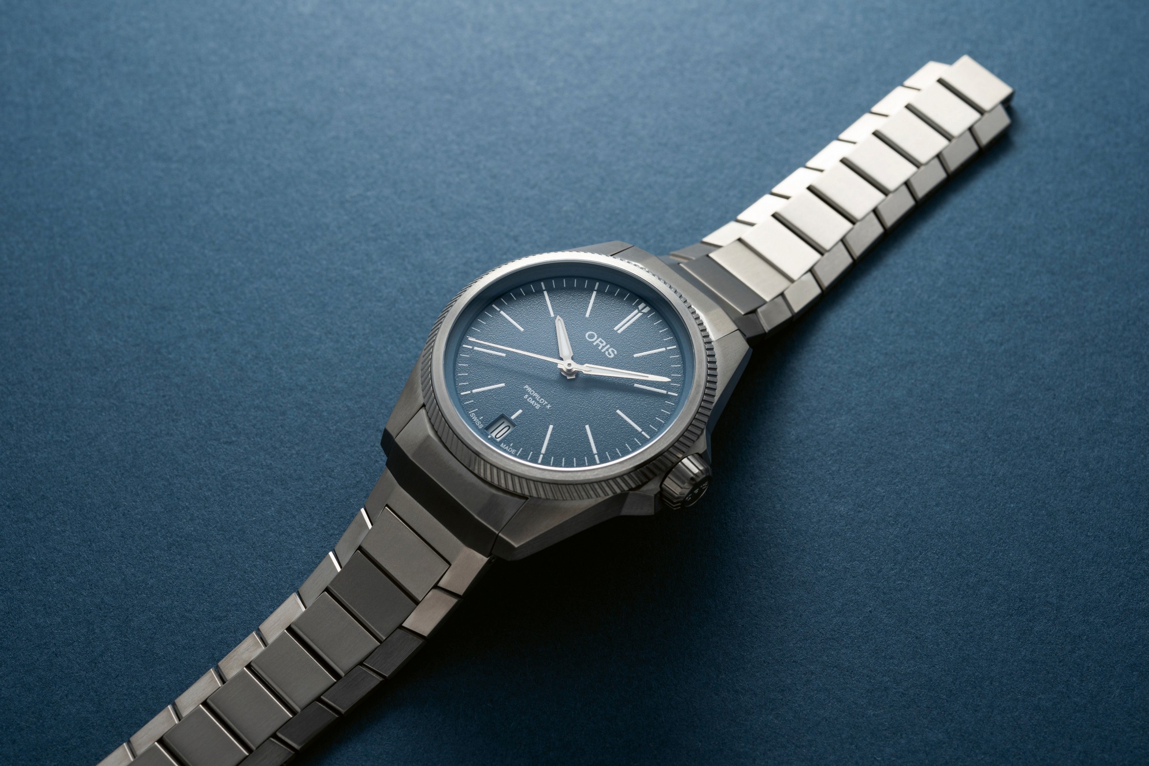 ORIS  Мужские швейцарские часы, автоматический механизм, титан, 39 мм